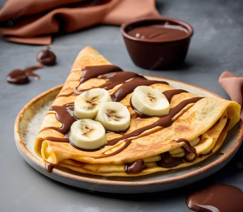 jowar banana crepe